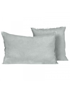 Housse de coussin en lin 55x110cm VITI Harmony - Haomy Ciment