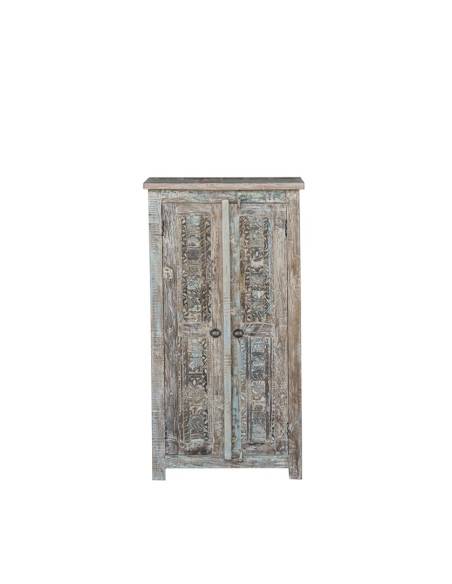 Armoire bois sculpté BANGALORE