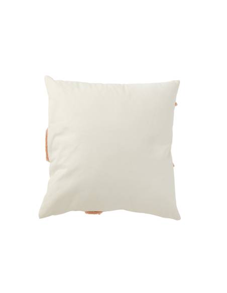 Coussin cerclé orange