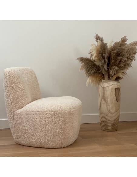 Fauteuil EVE doudou naturel