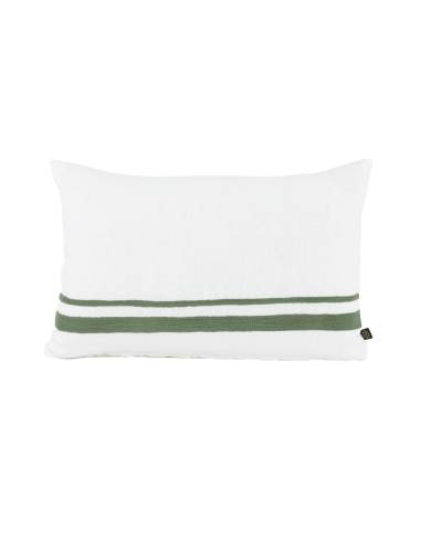 Housse de coussin lin brodé MALAGA Harmony - Haomy