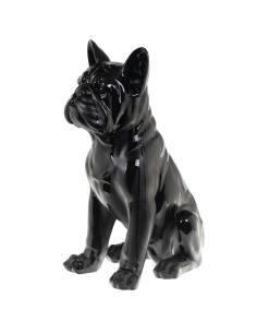 Statue bulldog noir 2