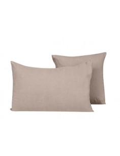 Housse de coussin en lin PROPRIANO Harmony - Haomy Naturel