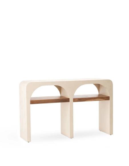 Console blanc bois COMINO