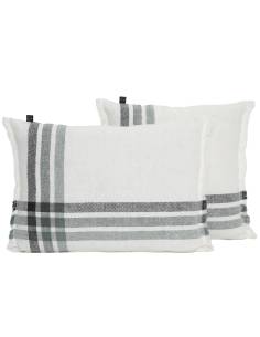 Housse de coussin en lin lavé PAROS Harmony - Haomy 2