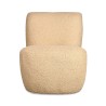 Fauteuil EVE bouclette beige