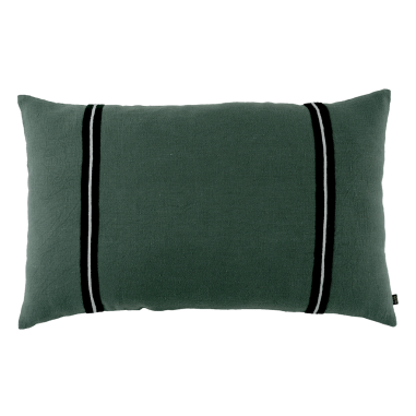 Housse de coussin en lin brodé SKAGEN Harmony - Haomy