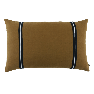 Housse de coussin en lin brodé SKAGEN Harmony - Haomy