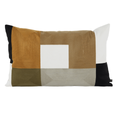 Housse de coussin en coton brodé TAMBA Harmony - Haomy