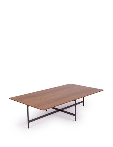 Table basse bois métal SURREY | La Madeleine Déco