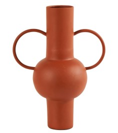 Vase en métal orange CLAUDE