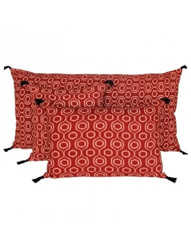 Housse de coussin en lin UBUD Harmony - Haomy Tabac