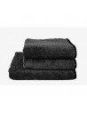 Drap de bain éponge 90x140cm ISSEY Harmony - Haomy Noir