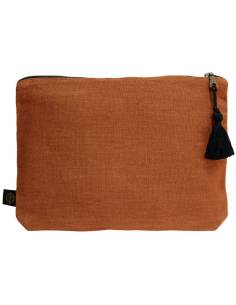 Pochette en lin MANSA Harmony - Haomy Caramel