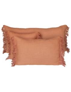 Housse de coussin en lin lavé WANI Harmony - Haomy Naturel 2